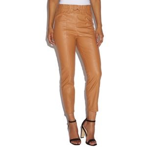 Faux Leather Trouser